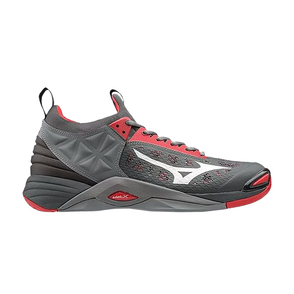 Mizuno Wave Momentum 3 High Risk Red Grey