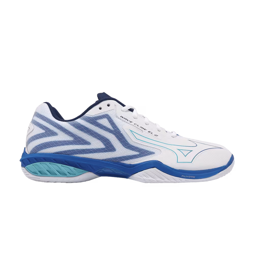 Mizuno Wave Claw EL 2 Wide White Estate Blue
