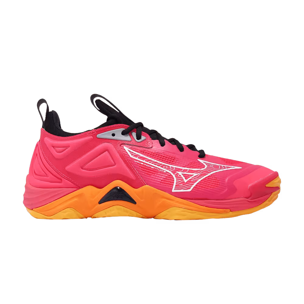 Mizuno Wave Momentum 3 Radiant Red Carrot Curl
