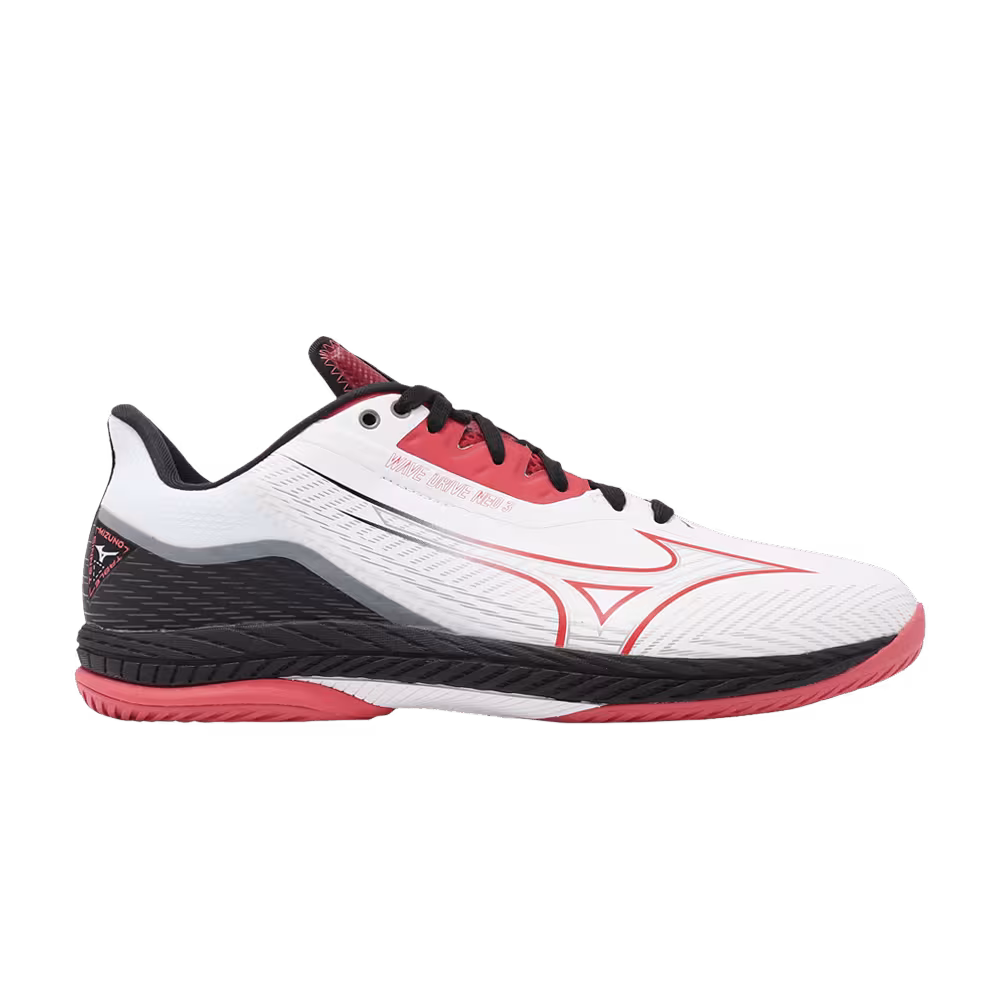 Mizuno Wave Drive Neo 3 White Black Red