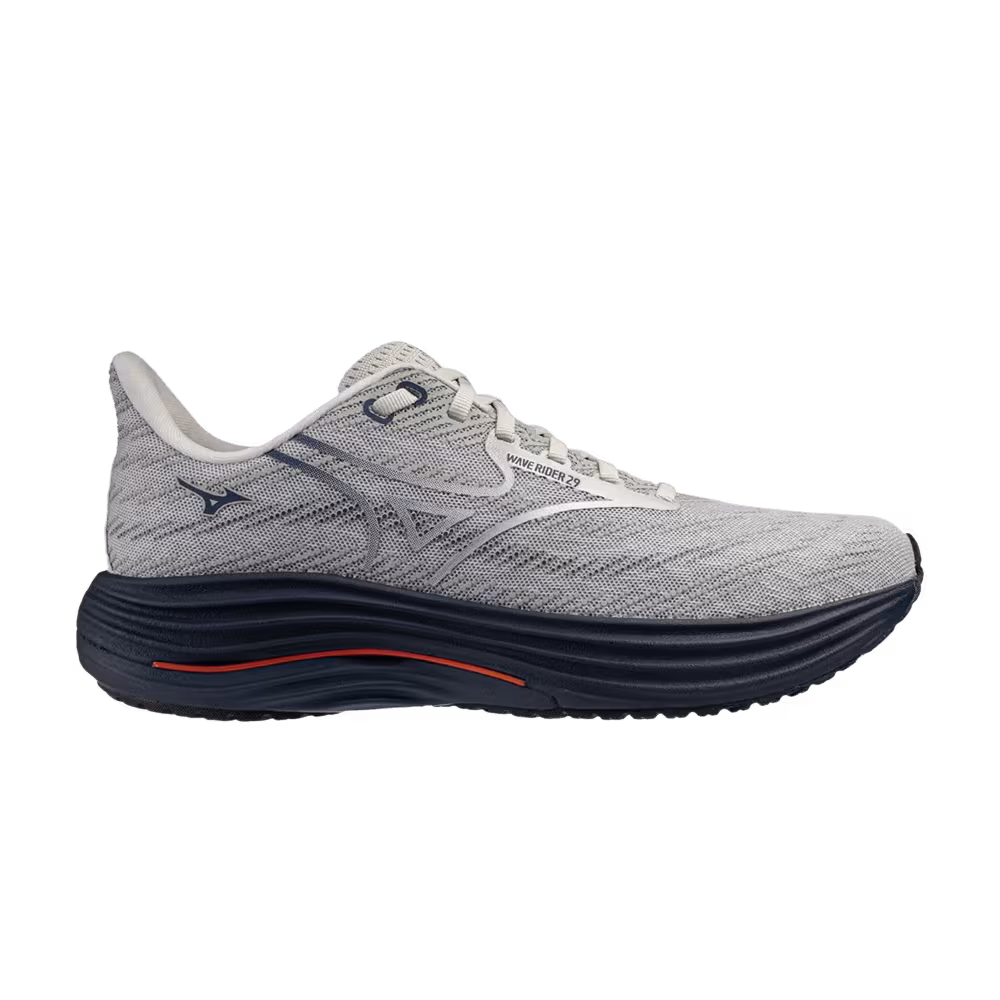Mizuno Wave Rider 29 Super Wide Gray Navy