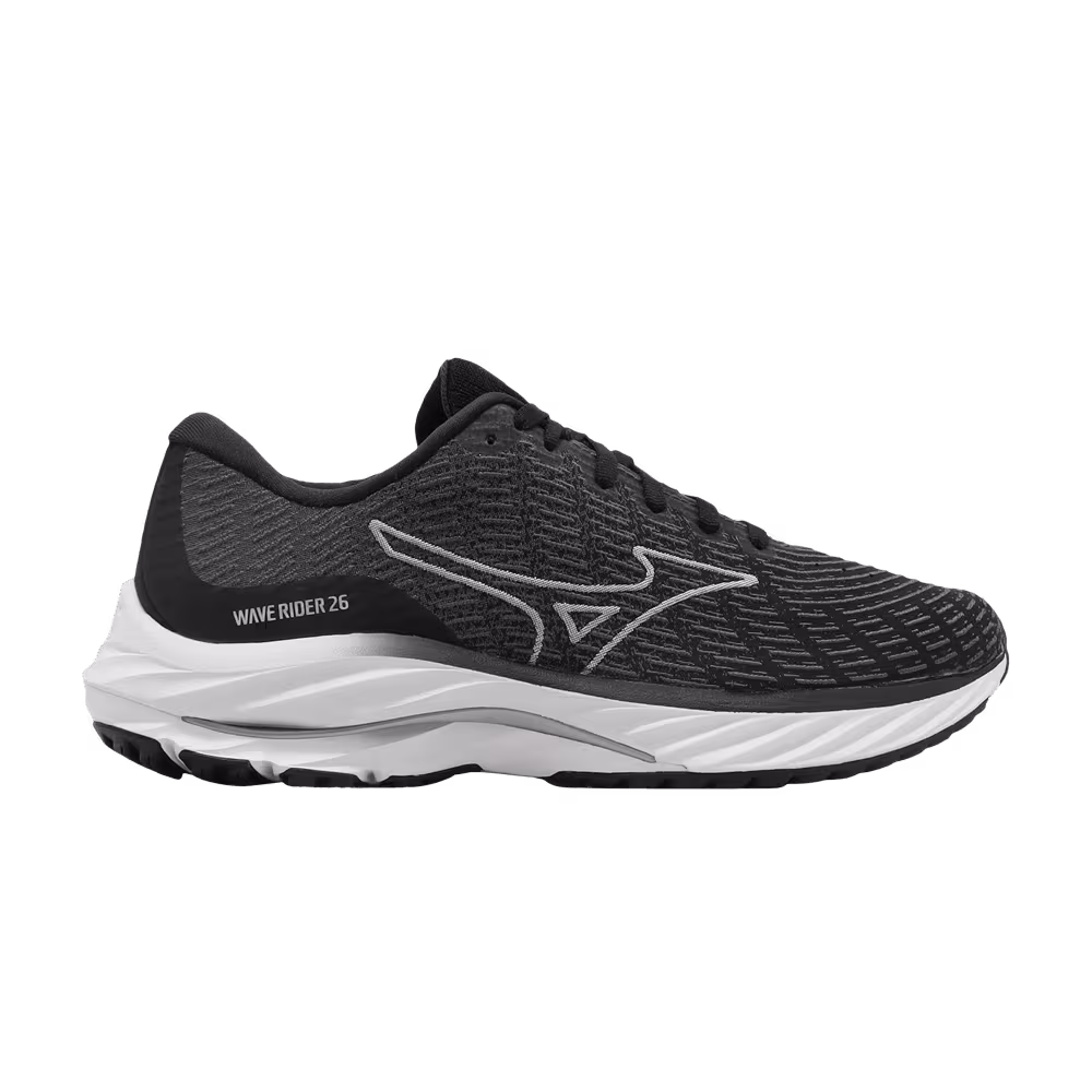 Mizuno Women's Wave Rider 26 SSW Black White