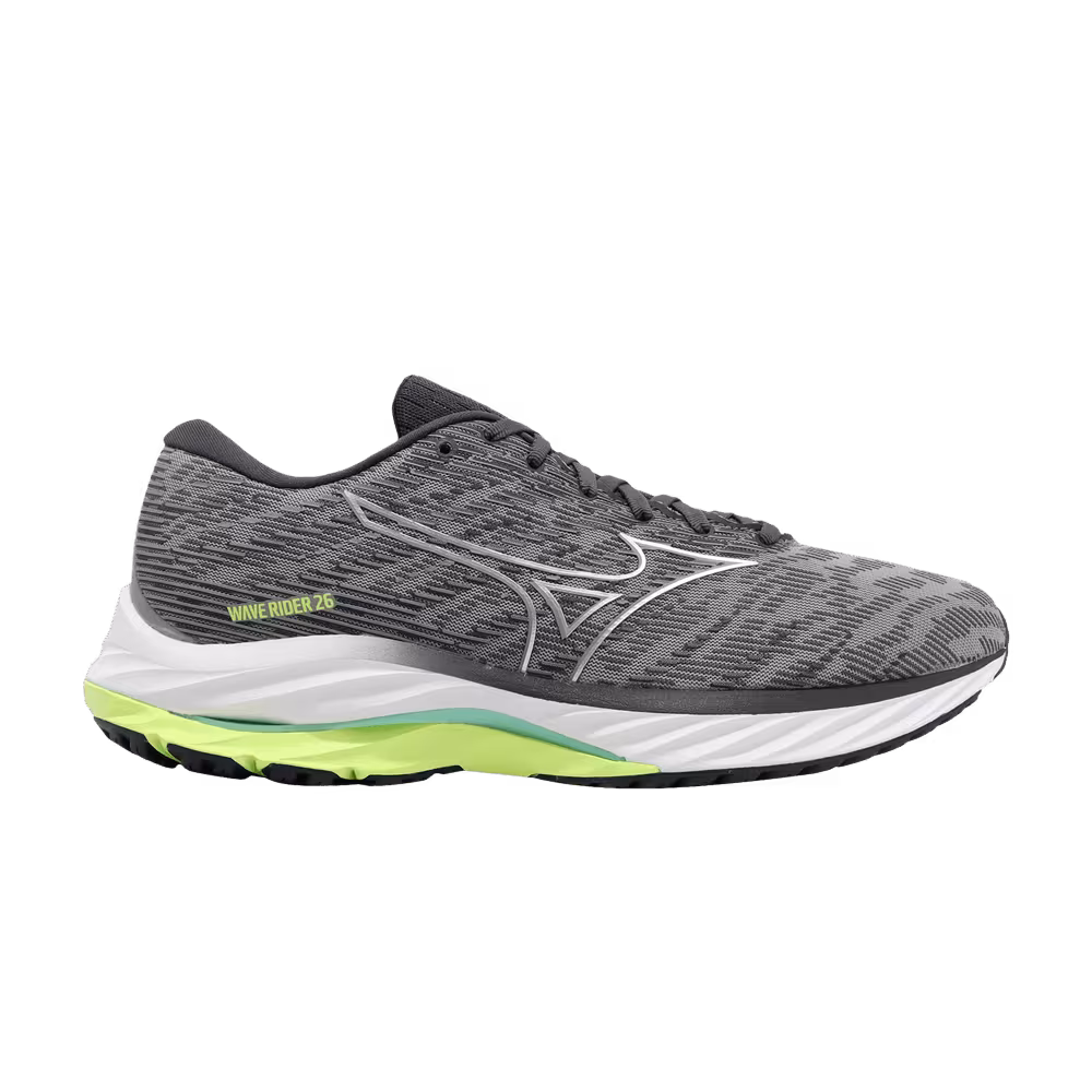 Mizuno Wave Rider 26 Grey Lime