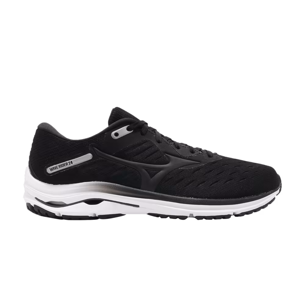 Mizuno Wave Rider 24 Super Wide Black Grey