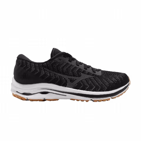 Mizuno Wave Rider 24 Waveknit Super Wide 'Black'