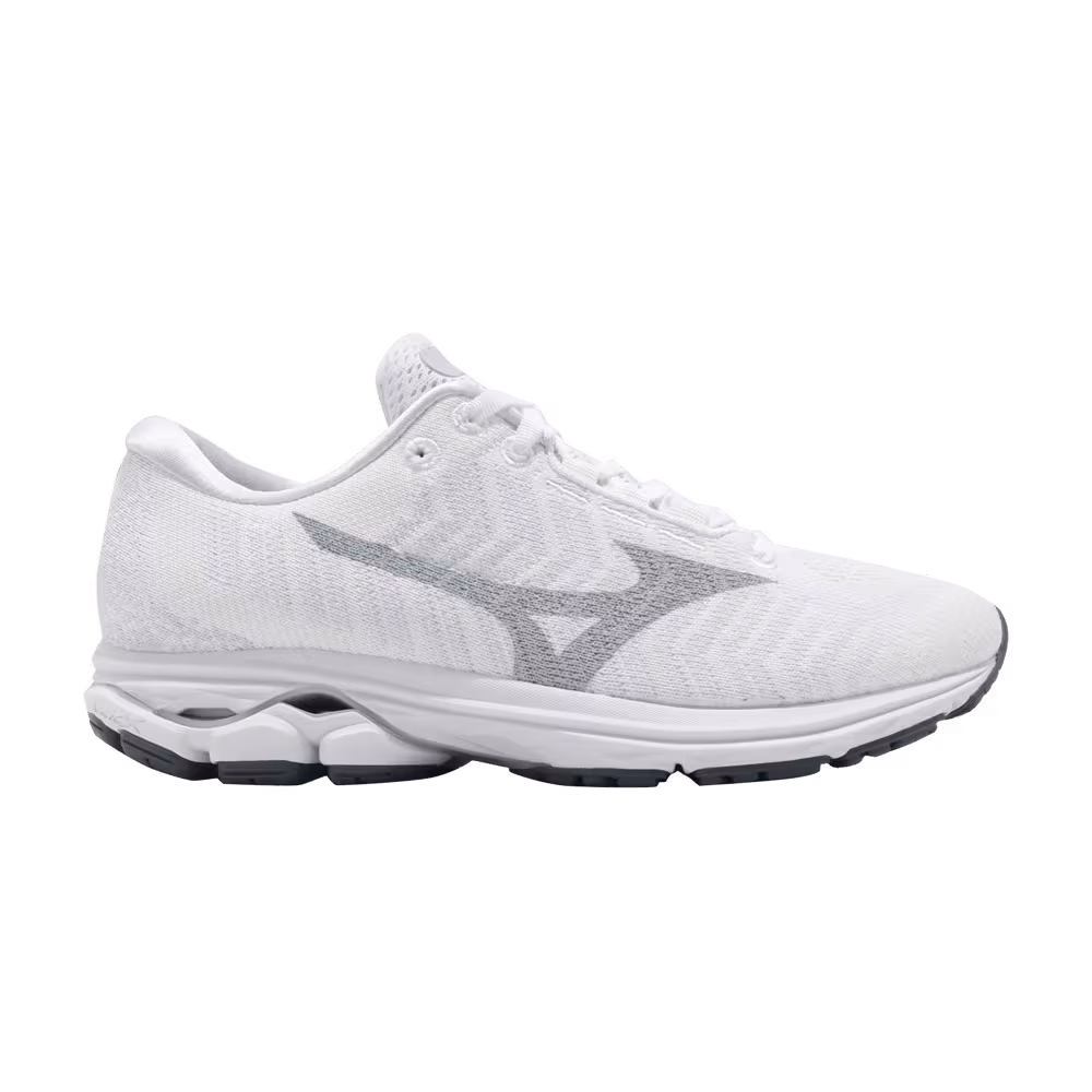 Mizuno Women's Wave Rider Waveknit 3 White Blue