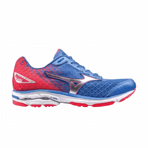 Mizuno Wmns Wave Rider 19 'Blue Silver Pink'