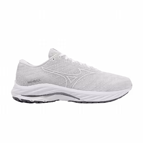 Mizuno Wave Rider 26 Super Wide 'White Grey'