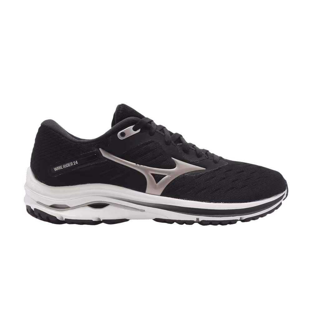 Mizuno Women's Wave Rider 24 Black Gold