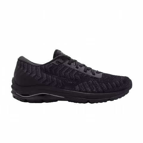 Mizuno Wave Rider 24 Waveknit 'Black Grey'