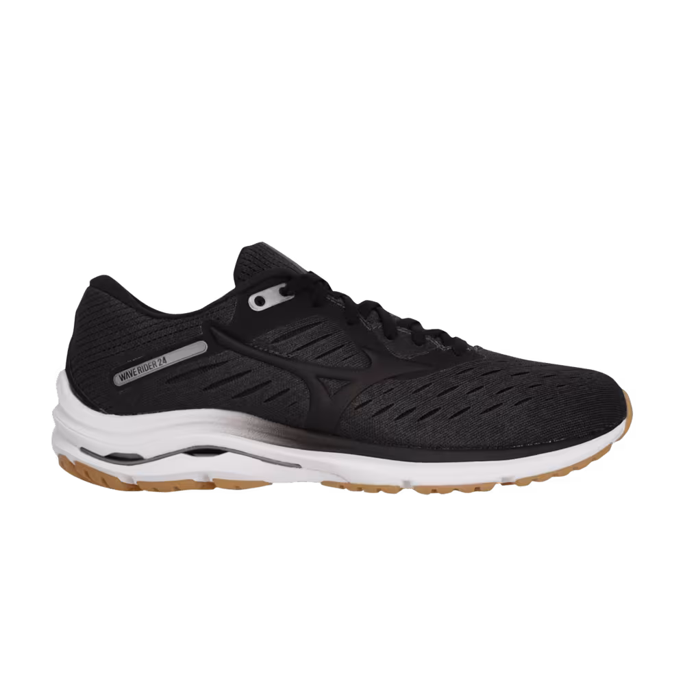 Mizuno Women's Wave Rider 24 Wide Grey Black