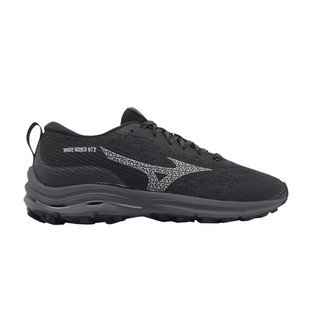 Mizuno Women's Wave Rider GORE-TEX 4E Wide Black Silverstar