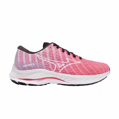 Mizuno Wmns Wave Rider 26 Super Wide 'Rose Pink'