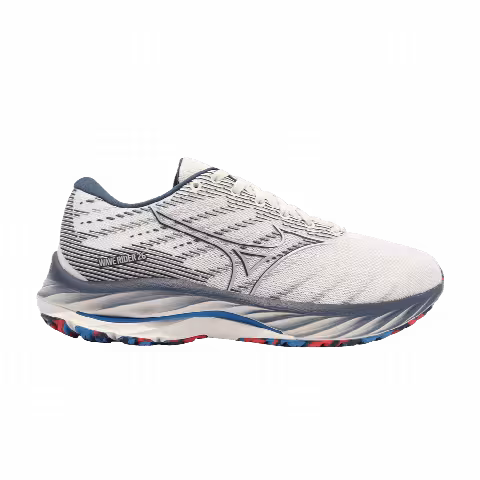 Mizuno Wmns Wave Rider 26 Super Wide 'White Blue'