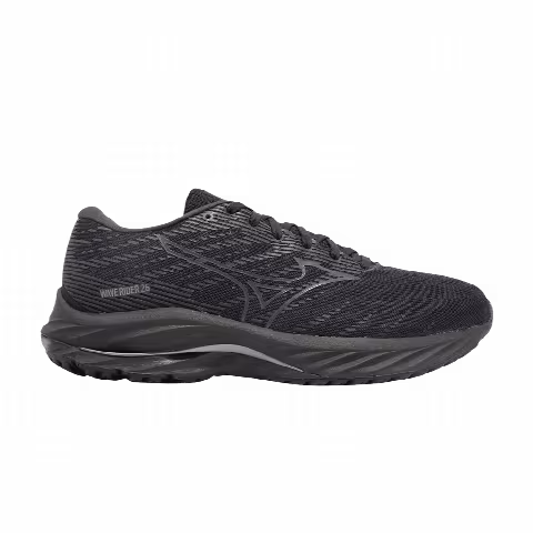 Mizuno Wave Rider 26 Super Wide 'Black Dark Grey'