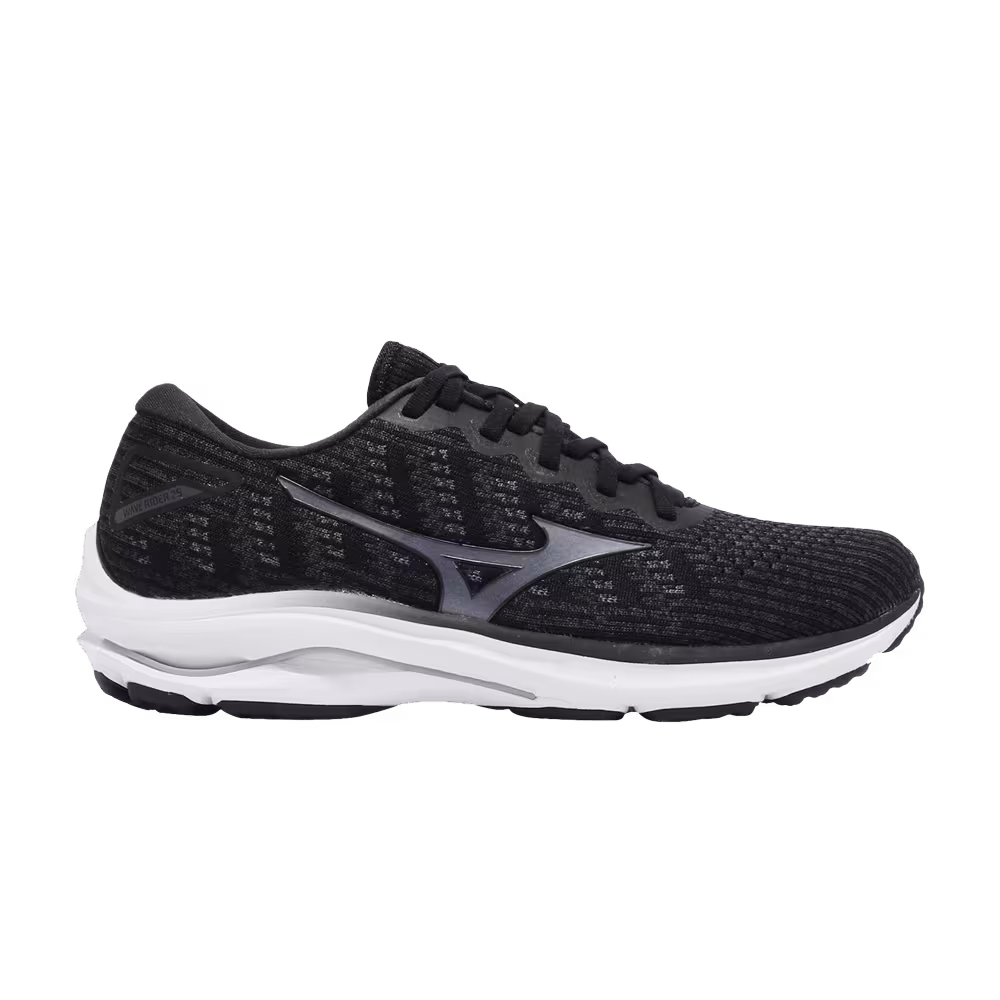 Mizuno Wave Rider 25 Waveknit Black Grey