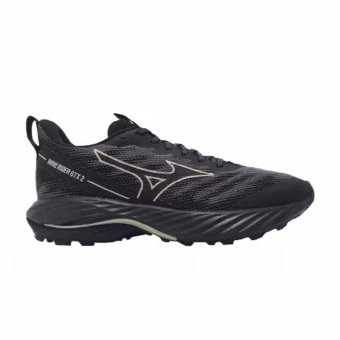Mizuno Wmns Wave Rider GORE-TEX 2 Super Wide 'Black Gold'