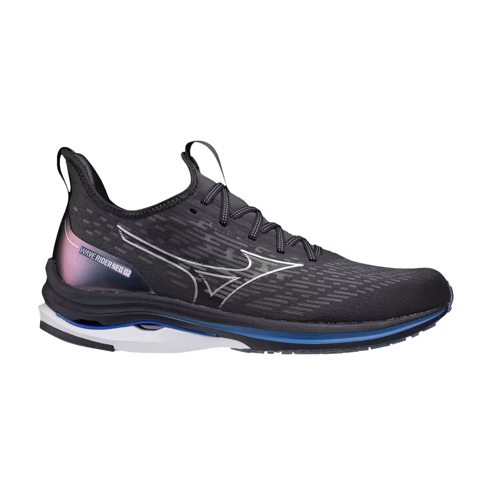 Mizuno Wave Rider Neo 2 Black Pearl Violet Blue