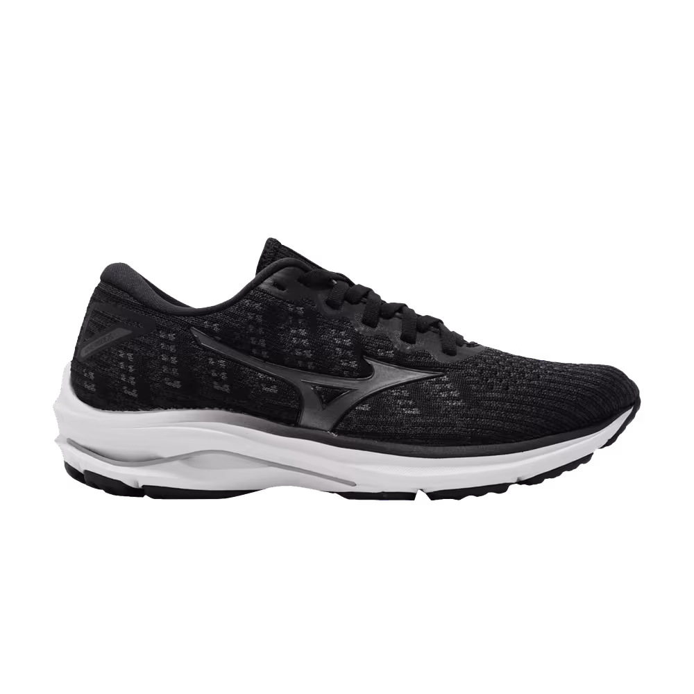 Mizuno Women's Wave Rider 25 Waveknit Black Grey