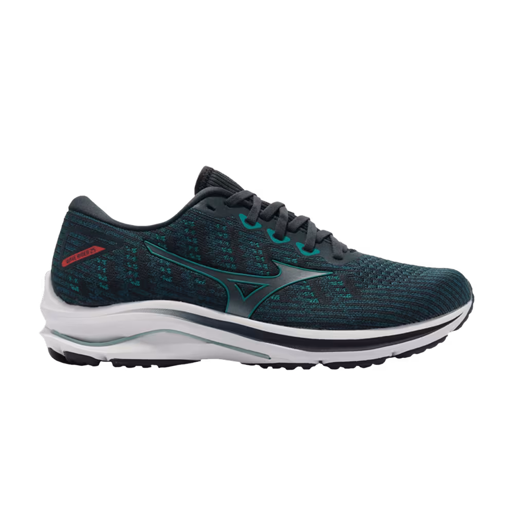 Mizuno Wave Rider 25 Waveknit Super Wide Blue