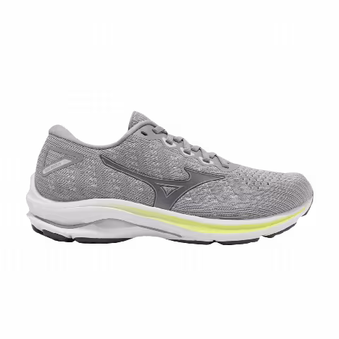 Mizuno Wmns Wave Rider 25 Waveknit Wide 'Grey Green'