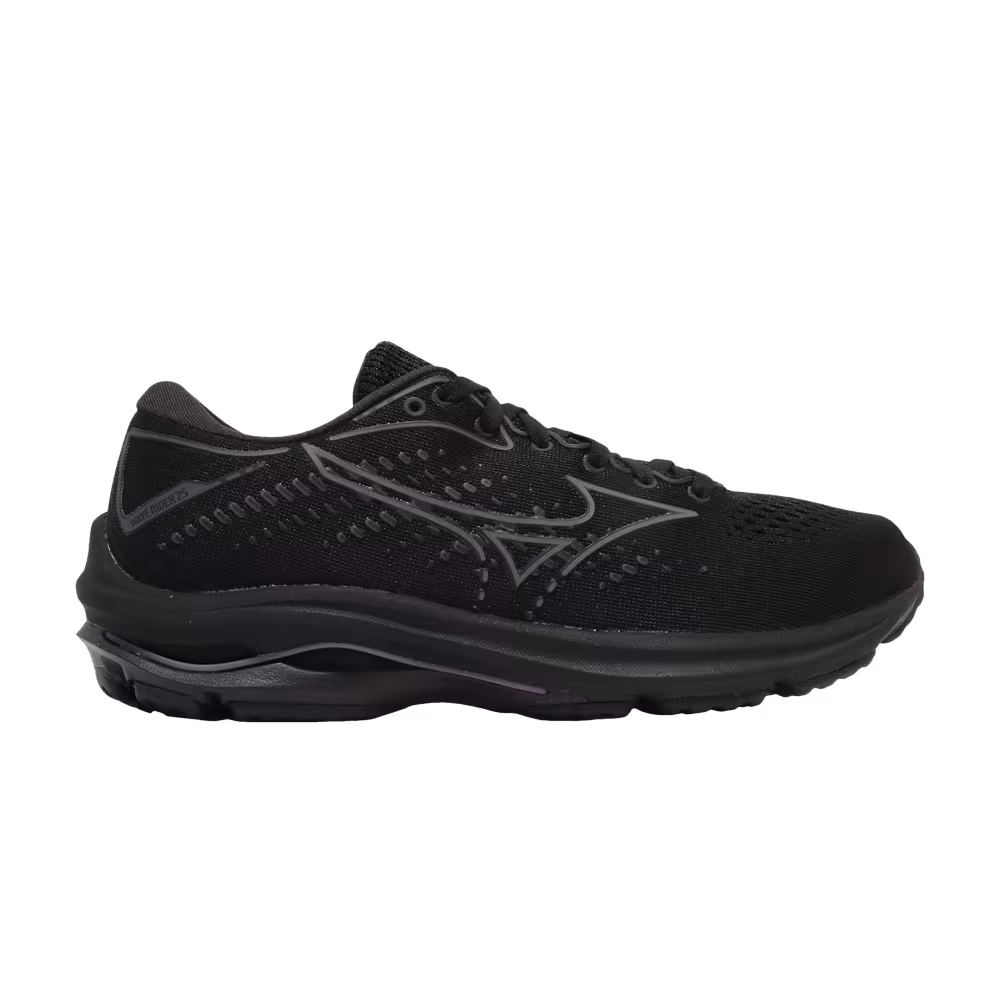 Mizuno Women's Wave Rider 25 Black Quiet Shade