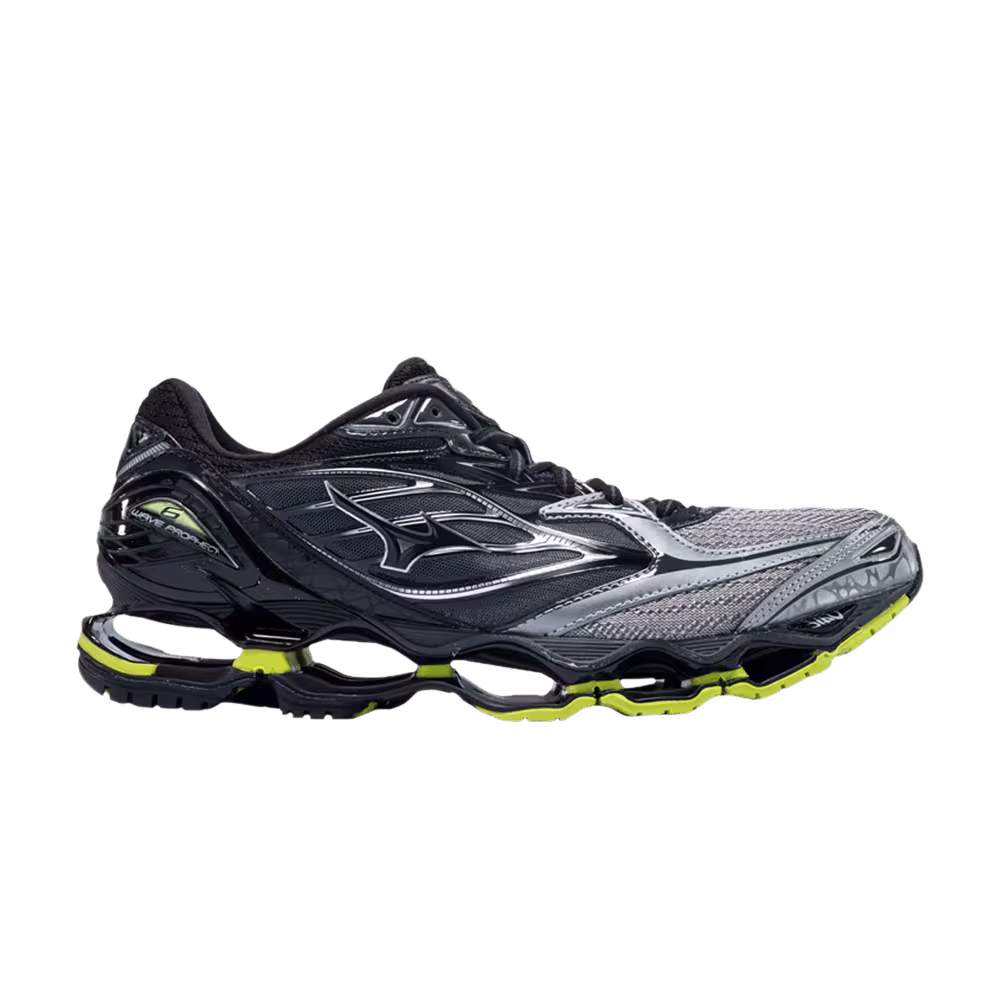 Mizuno Wave Prophecy 6 Black Lime Green
