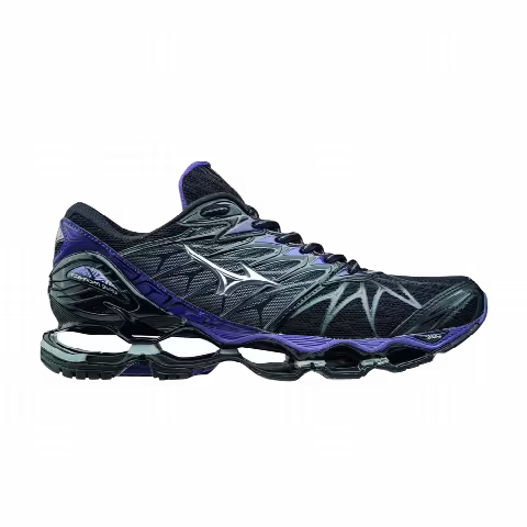 Mizuno Wmns Wave Prophecy 7 'Black Silver Purple'