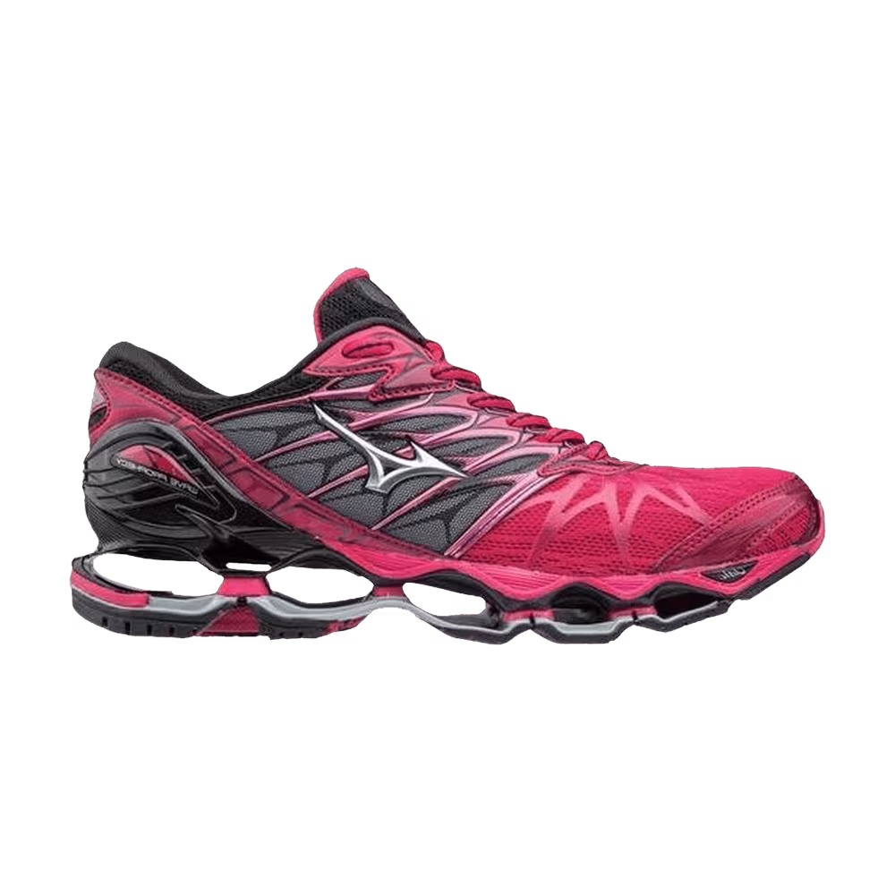 Mizuno Women's Wave Prophecy 7 Bright Rose Silver