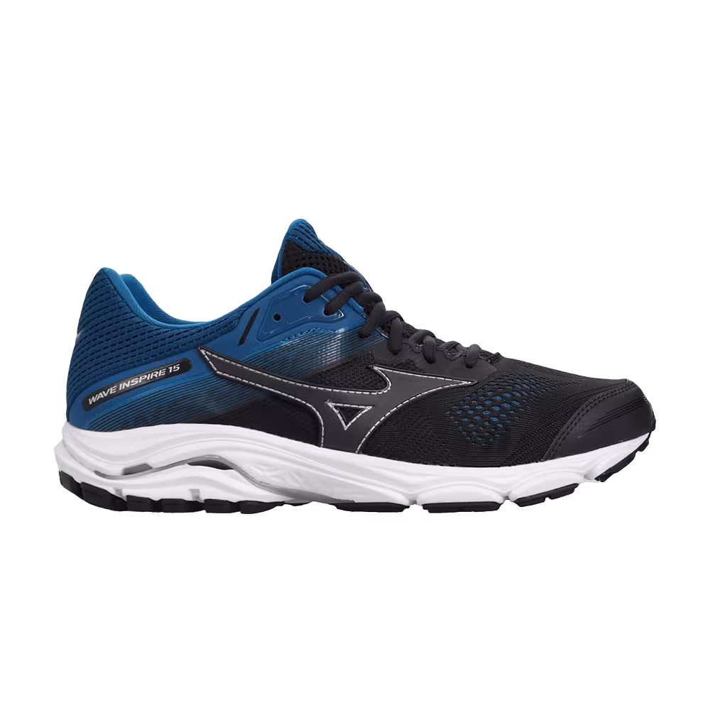Mizuno Wave Inspire 15 Super Wide Black Blue