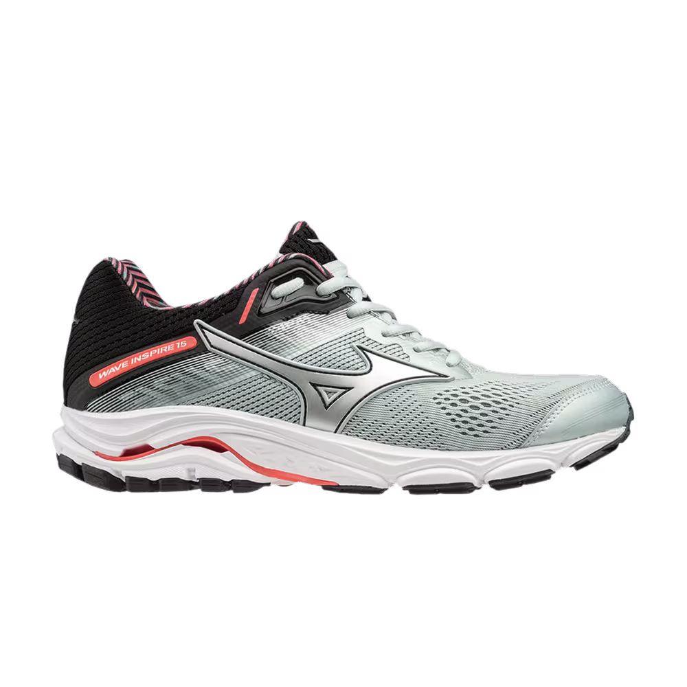 Mizuno Women's Wave Inspire 15 Sky Grey Coral