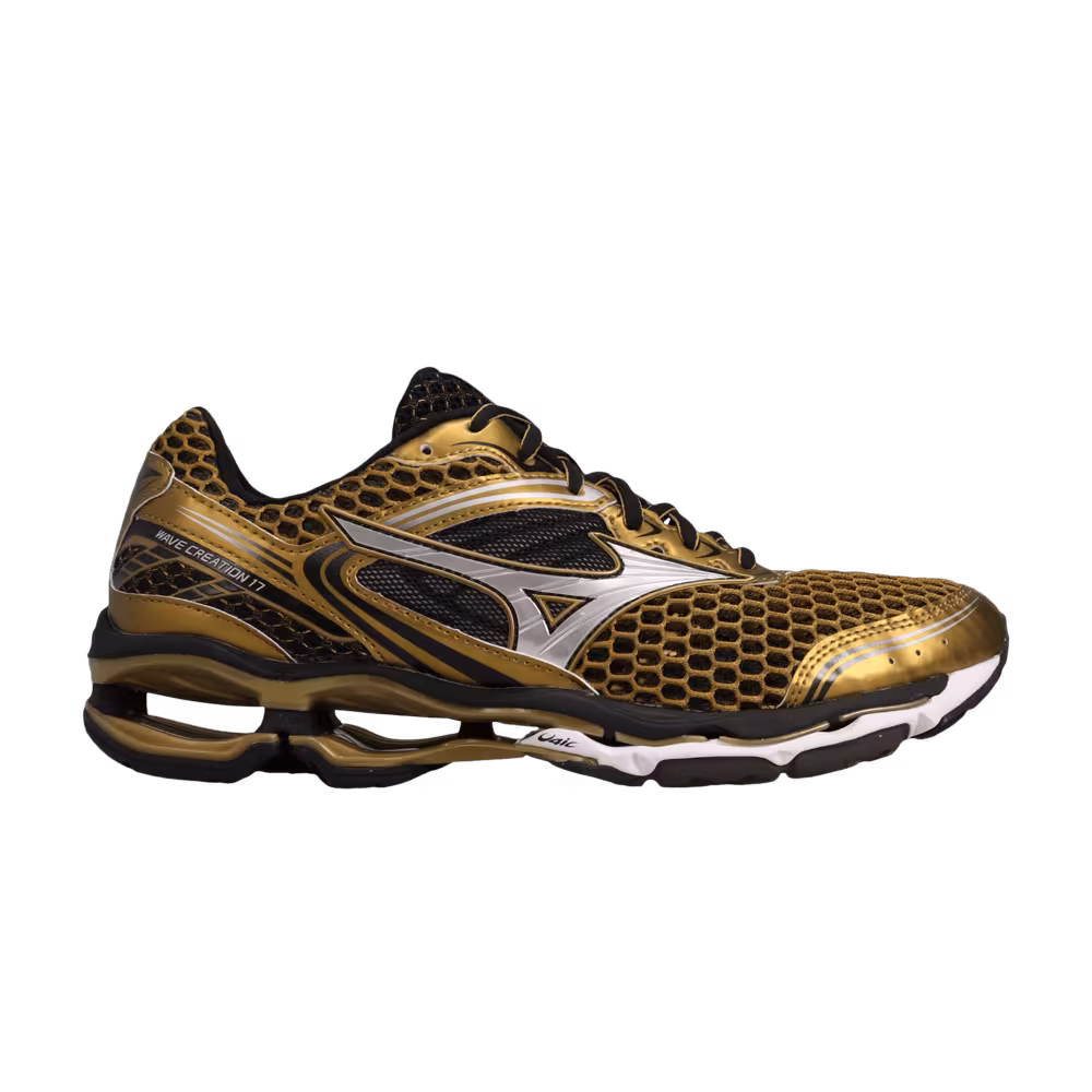 Mizuno Wave Creation 17 Black Gold Grey