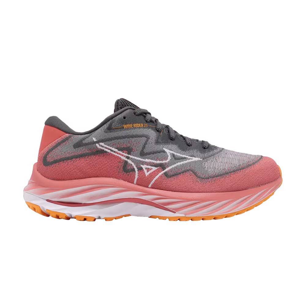 Mizuno Women's Wave Rider 27 4E Super Wide Lead Dubarry