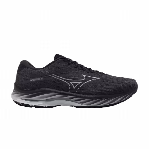 Mizuno Wave Rider 27 Super Wide 'Ebony Black'