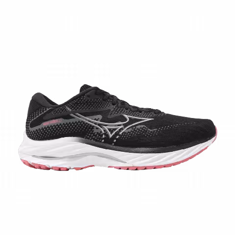 Mizuno Wave Rider 27 Super Wide 'Black Nickel Dubarry'