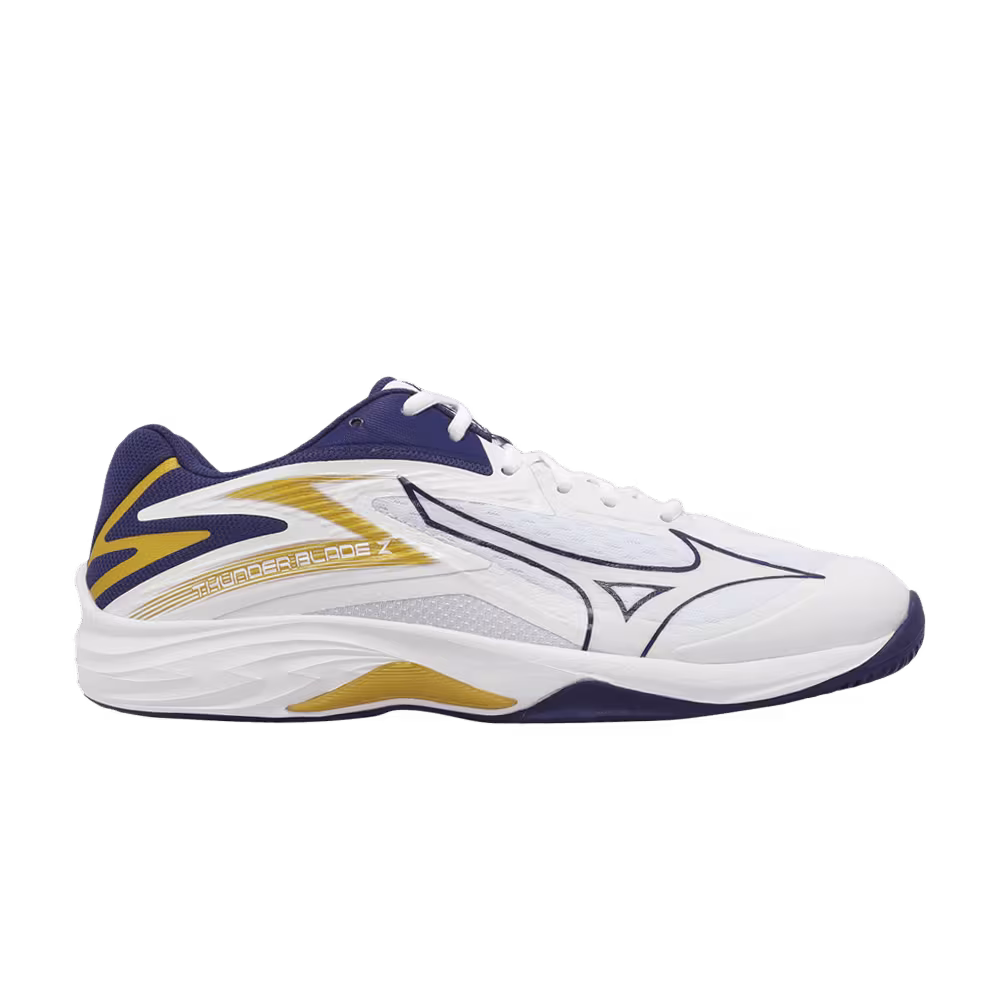 Mizuno Thunder Blade Z White Blue Ribbon