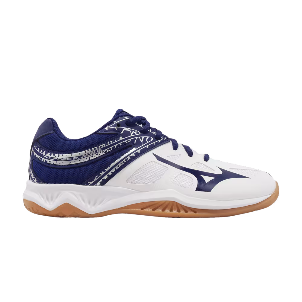 Mizuno Thunder Blade 2 White Navy Gum