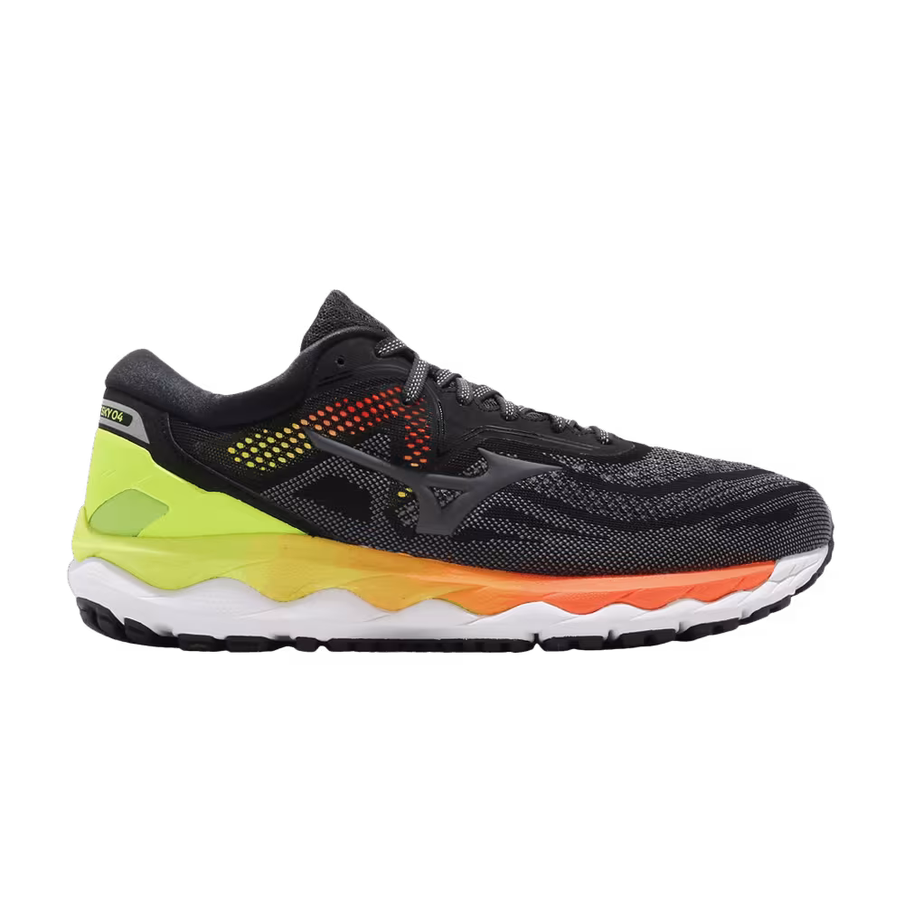 Mizuno Wave Sky 4 Super Wide Black Yellow