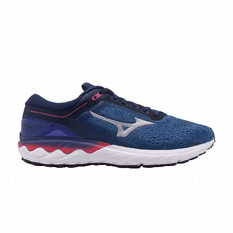 Mizuno Wave Skyrise Wide 'Blue Silver Pink'