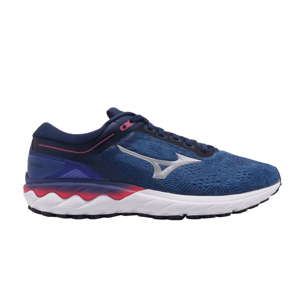 Mizuno Wave Skyrise Wide Blue Silver Pink