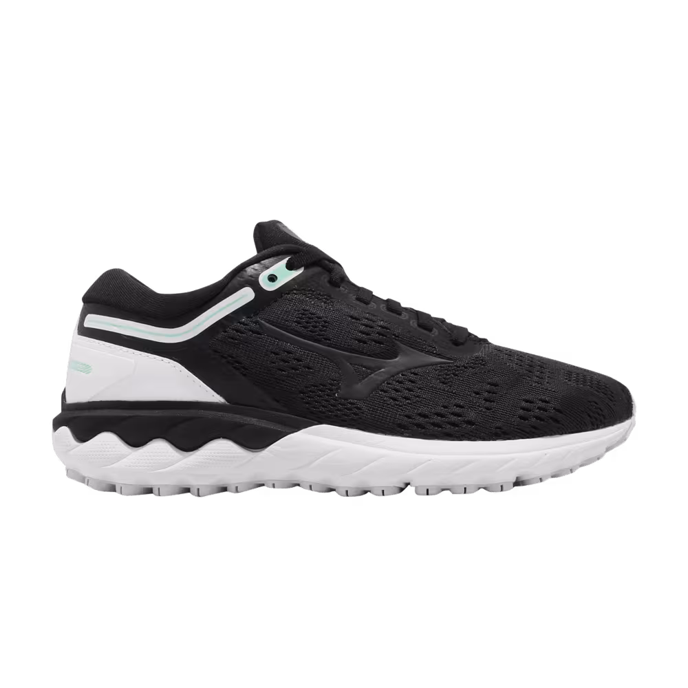 Mizuno Women's Wave Skyrise Black White