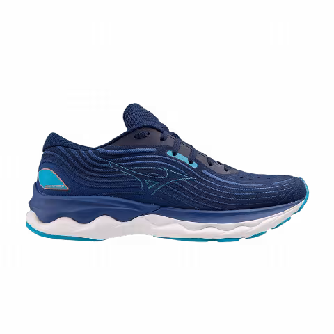 Mizuno Wave Skyrise 4 'Blue Depths Neonflame'