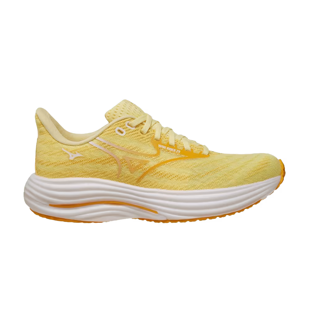 Mizuno Women's Wave Rider 29 Yellow White