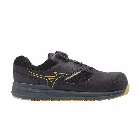 Mizuno Prime Fit LS 2 51L Wide BOA 'Black Yellow'
