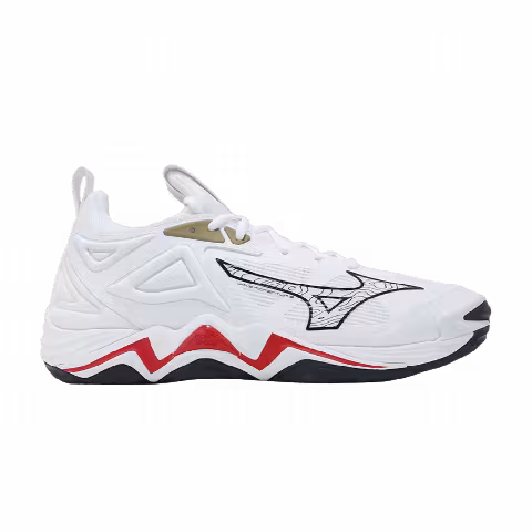 Mizuno Wave Momentum 3 'White Dress Blue Chinese Red'