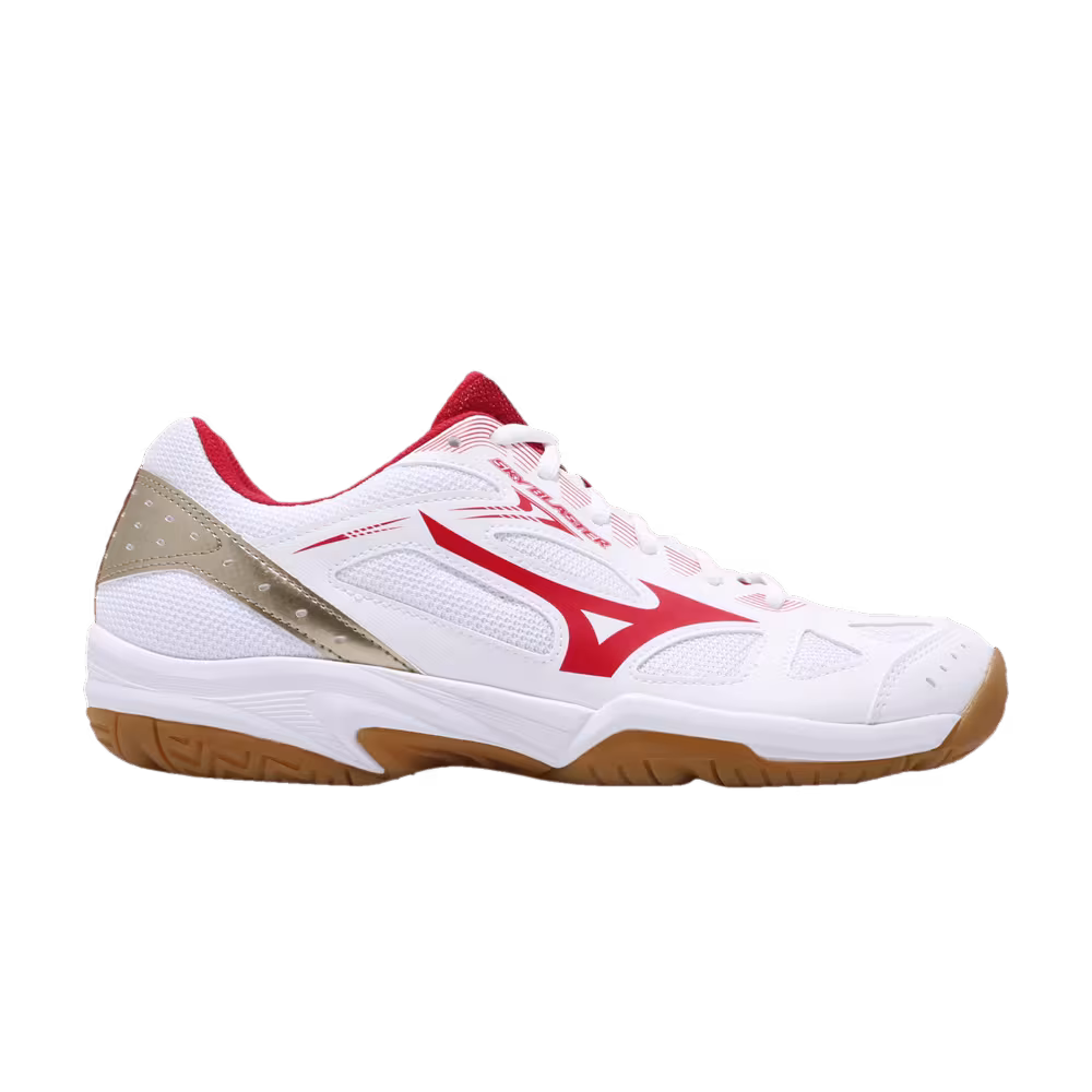 Mizuno Sky Blaster White Red Gold