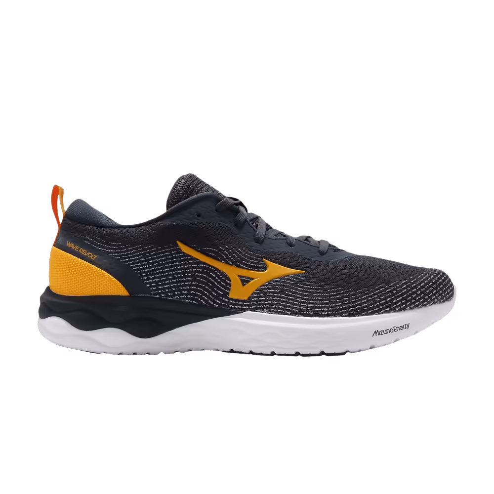 Mizuno Wave Revolt Navy Yellow