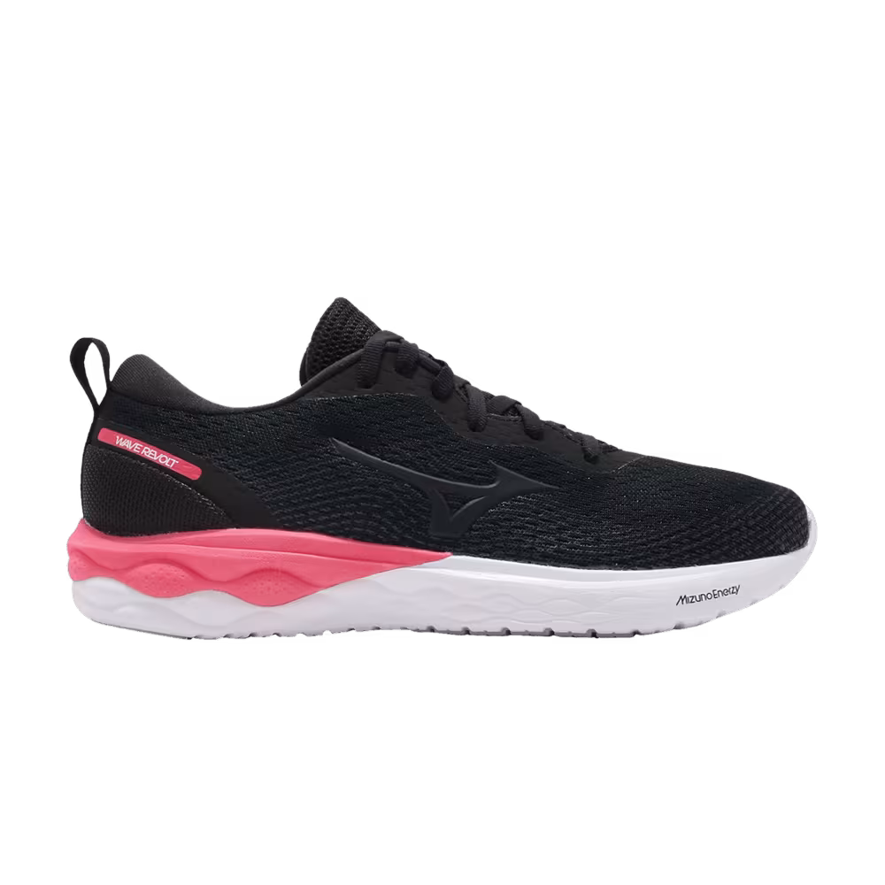 Mizuno Women's Wave Revolt Wide Black Pink