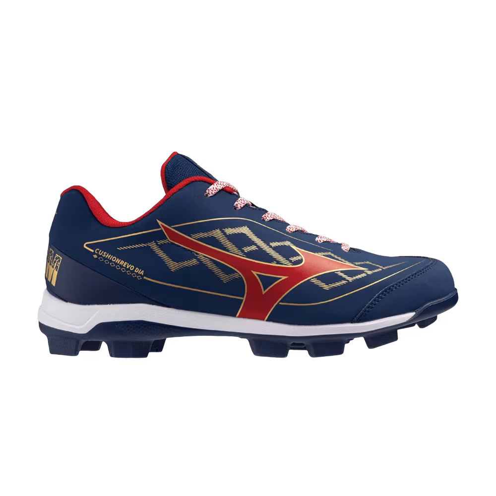 Mizuno Cushionrevo Dia Wide Navy Red Gold