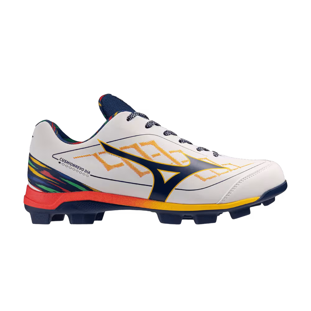 Mizuno Cushionrevo DIA Wide White Navy Blue Orange